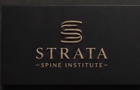 Strata Spine Institute brand stationery